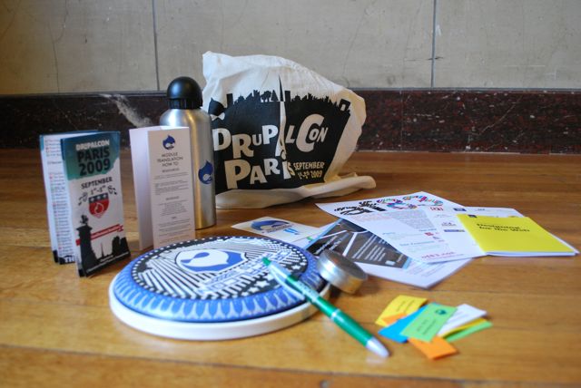 DrupalCon Paris 2009 Goodie Bag