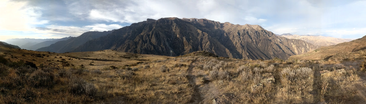 Panorama over the Colca Canyon